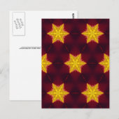 Gouden Ster Briefkaart (Voorkant / Achterkant)
