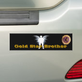 Gouden Ster Broer Bumpersticker (Op auto)
