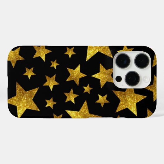 gouden ster Case-Mate iPhone case (Achterkant (horizontaal))