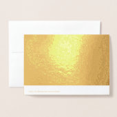 Gouden ster dank u gevouwen kaarten (Met envelop)