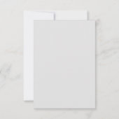 Gouden ster dank u platte kaarten (Achterkant)