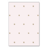 Gouden ster en roze wolk kaart (Achterkant)