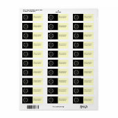 Gouden Ster Etiket (Full Sheet)