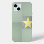 Gouden Ster Excellence Elegant Getextureerd Salie  Case-Mate iPhone Case (Achterkant)