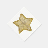 Gouden Ster Glam Servetten (Hoek)