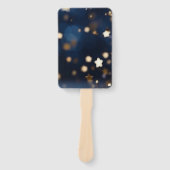 Gouden Ster Glitter Handwaaier (Voorkant)