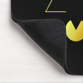 Gouden Ster illusie Muismat (Hoek)