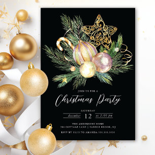 Gouden Ster Kerstfeest Kaart