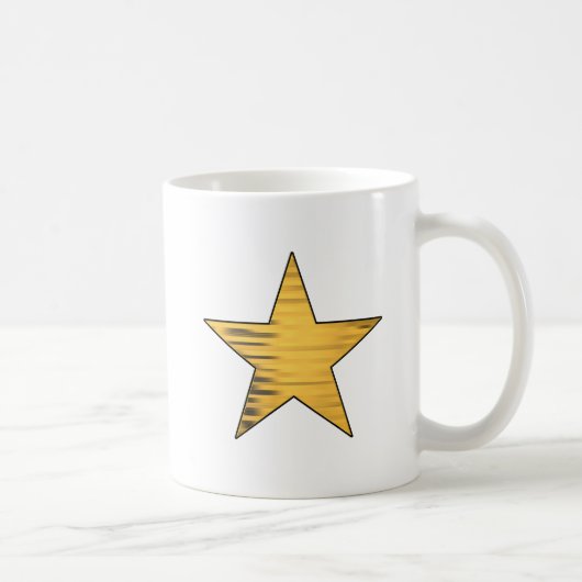 Gouden Ster Koffiemok (Rechts)