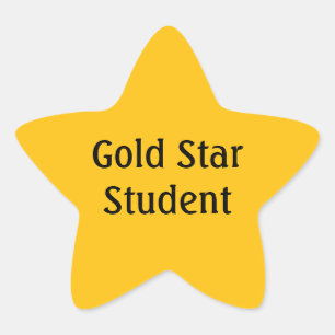 Gouden Ster Leerling Sticker Beloning   Leraar 
