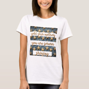 gouden ster moederdag t-shirt