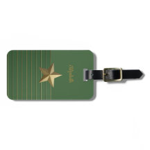 Gouden ster op groen