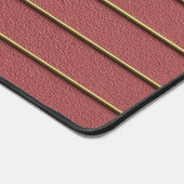 Gouden ster op Roos Roze Desk Mat (Hoek)