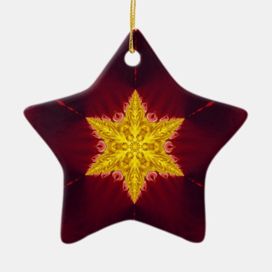 Gouden Ster Ornament (Voorkant)