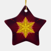 Gouden Ster Ornament (Achterkant)