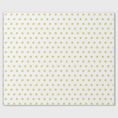 Gouden ster patroon metallic stijlvolle chic cadeaupapier (Vlak)