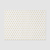 Gouden ster patroon metallic stijlvolle chic tissuepapier (Voorkant)