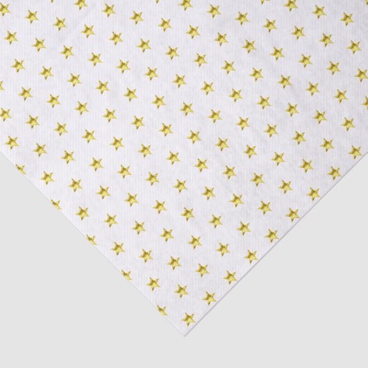 Gouden ster patroon metallic stijlvolle chic tissuepapier (Detail)