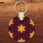 Gouden Ster Sleutelhanger (Voorkant)