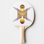 Gouden Ster Tafeltennisbatje (Achterkant)