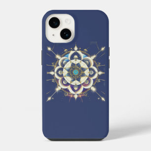 Gouden Ster Uitlijning – Een Universum van Heilige iPhone 14 Hoesje