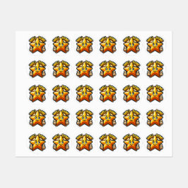 Gouden Ster van Aanmoediging - Goed gedaan! Label