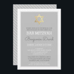 GOUDEN STER VAN DAVID bar mitswa modern eenvoudig  Kaart<br><div class="desc">*** OPMERKING - HET GLANZENDE GOUDFOLIE EFFECT CROSS IS EEN GEDRUKT AFBEELDING *** Een elegant en verfijnd ontwerp met werveldetails voor de BAR / BAT MITZVAH UITNODIGINGEN van uw kind. kat@simplysweetPAPERIE.com Wow je vrienden en familie met dit kleine nummer ;D Instellen als een sjabloon het is eenvoudig voor u om...</div>