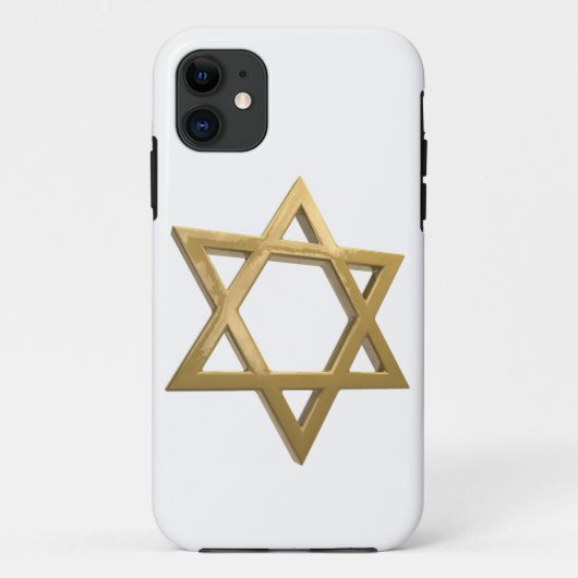 gouden ster van david Case-Mate iPhone case (Achterkant)