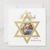 Gouden Ster van David Chanoeka Kaart (Voorkant)
