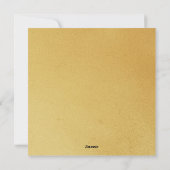 Gouden Ster van David Chanoeka Kaart (Achterkant)