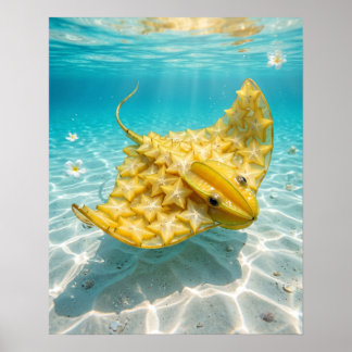 Gouden Sterfruit Rog Poster