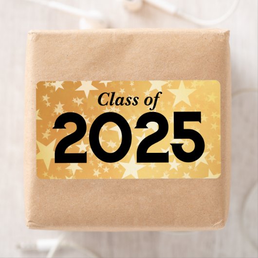 Gouden sterren Afstuderen klasse van 2025 | Waterf Etiket (Insitu)