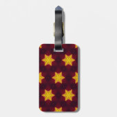Gouden Sterren Bagage Label (Achterkant verticaal)