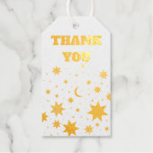 Gouden sterren. cadeaulabels (Voorkant)