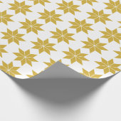 Gouden sterren cadeaupapier (Hoek)