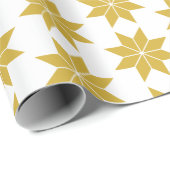 Gouden sterren cadeaupapier (Rol Hoek)