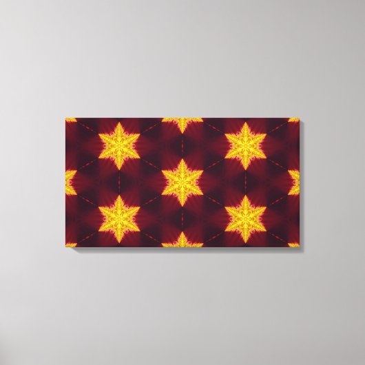 Gouden sterren canvas afdruk (Voorkant)
