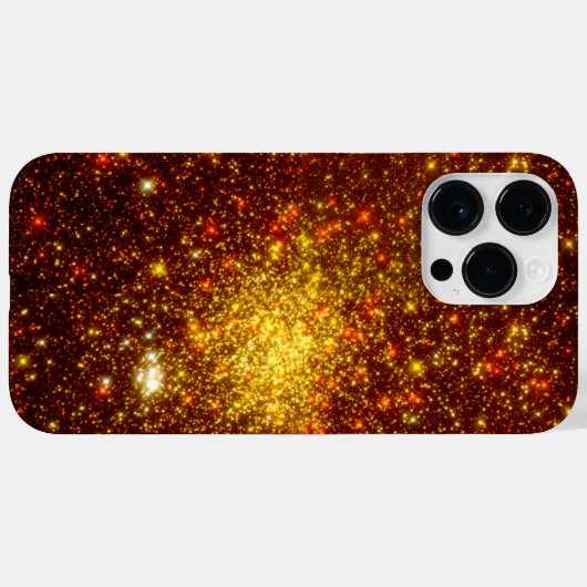 Gouden sterren Case-Mate iPhone case (Achterkant (horizontaal))