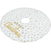 Gouden sterren, elegant, vrolijk kerstfeest kerstboom rok (Gekanteld)
