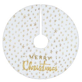 Gouden sterren, elegant, vrolijk kerstfeest kerstboom rok