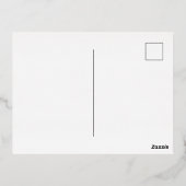 Gouden sterren en herten kerst folie feestdagen briefkaart (Achterkant)