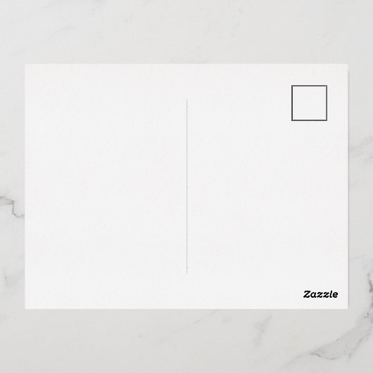 Gouden sterren en herten kerst folie feestdagen briefkaart (Achterkant)