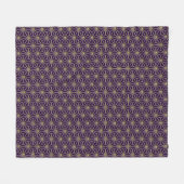 gouden sterren fleece deken (Voorkant (Horizontaal))
