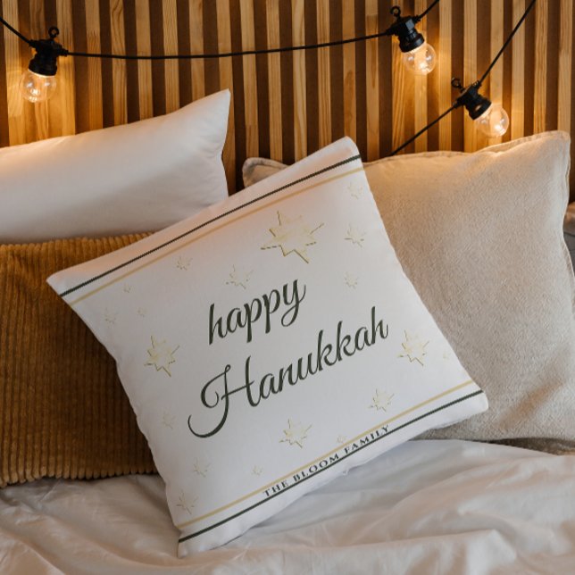 Gouden sterren | Gelukkige Chanoeka | Aangepaste n Kussen (Creator heeft geüpload)