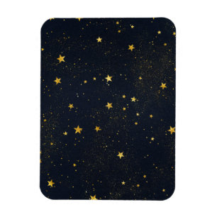 Gouden sterren in Night Sky Magneet