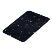 Gouden sterren in Night Sky Magneet (Linkerzijde)