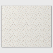 Gouden sterren - kerstomslag van papier (Vlak)