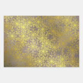 gouden sterren, kerstpapier, winter+patte, groente inpakpapier vel (Voorkant 3)