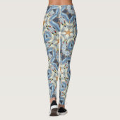 gouden sterren kosmische draak leggings (Achterkant)