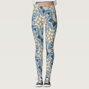 gouden sterren kosmische draak leggings